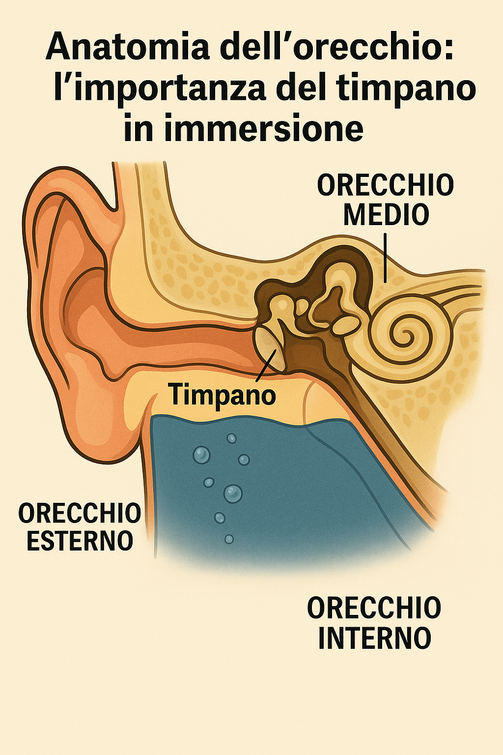 Anatomia dell'Orecchio in Immersione