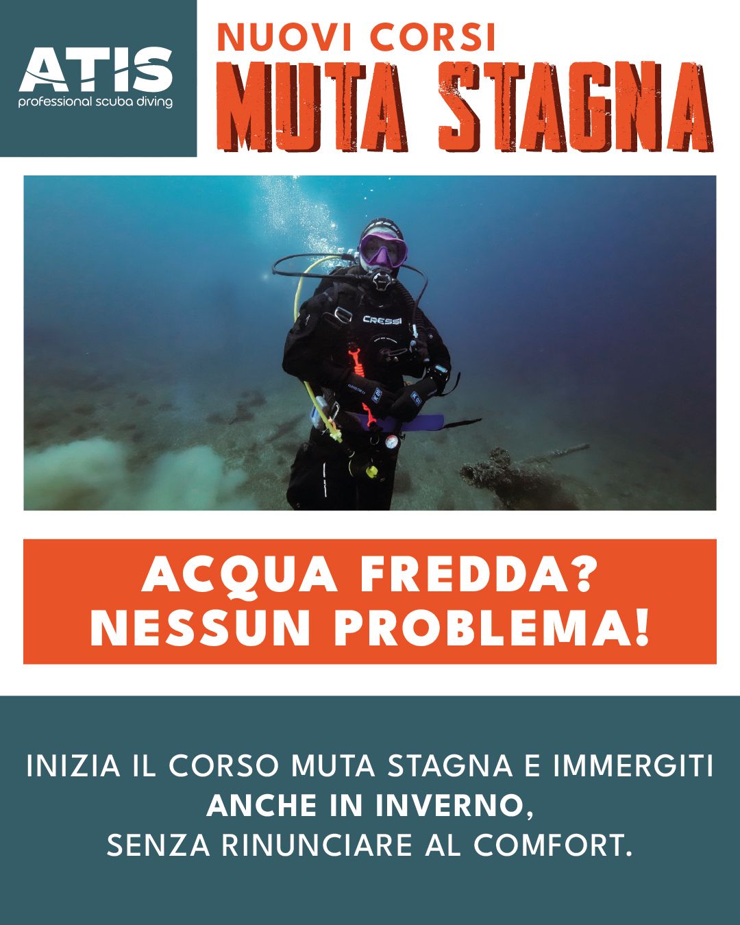 Sub con muta stagna
