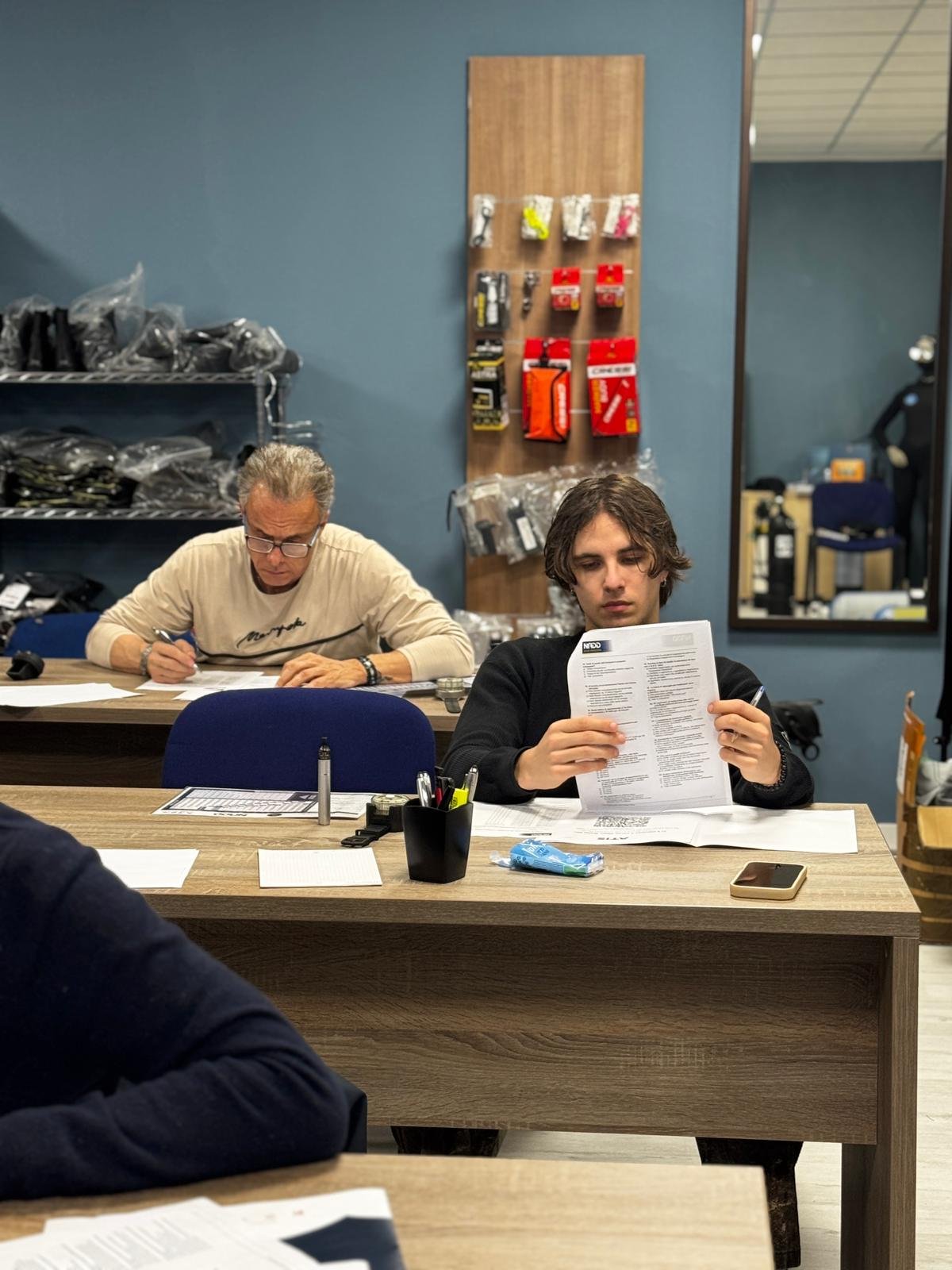 Ambiente accogliente aula corsi ATIS