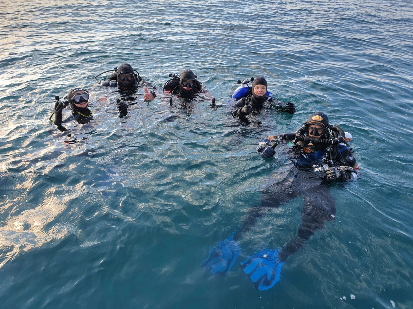 Subacquei ATIS Diving Club durante immersione nel Lago di Garda